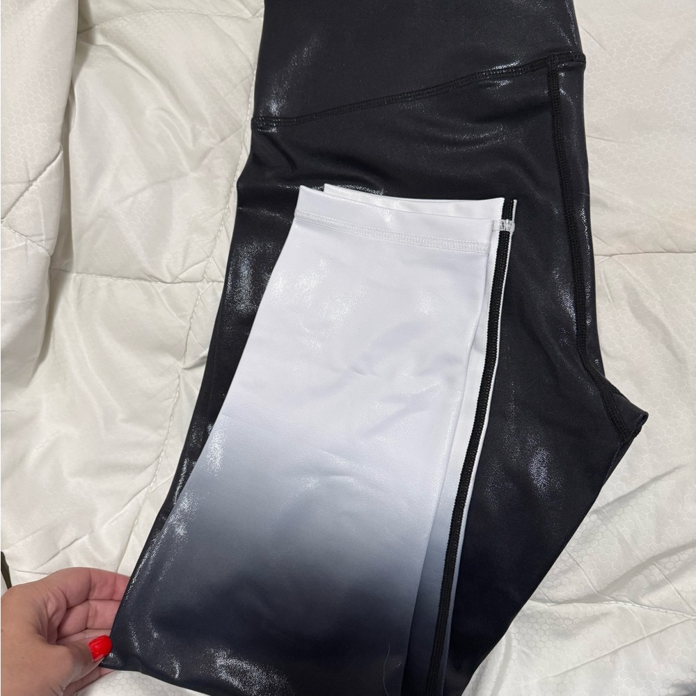 ZYIA Black and White Active Leggings